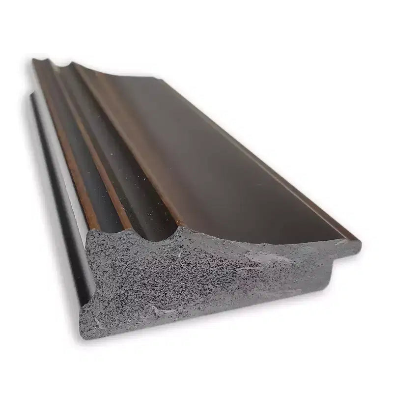 Miroir mural de salle de bain 31" x 31" trio bronze huilé non biseauté - : Moderne carré coiffeuse, cadre en polystyrène