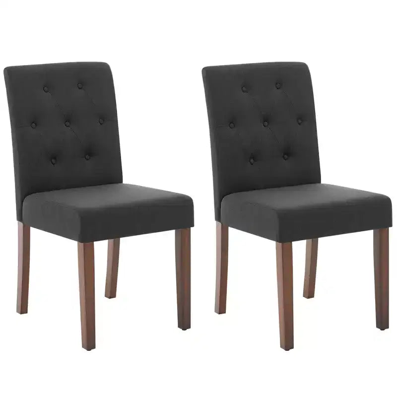 Lot de 4 chaises de salle à manger CY-Latch en bois avec construction en bois durable, assise confortable, design élégant, montage facile et utilisation polyvalente