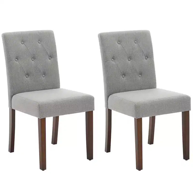 Lot de 4 chaises de salle à manger CY-Latch en bois avec construction en bois durable, assise confortable, design élégant, montage facile et utilisation polyvalente