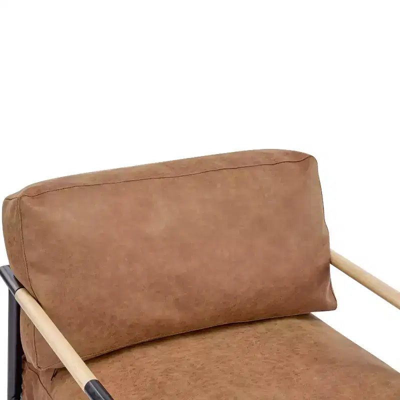 Fauteuil d'appoint moderne 27,56, coussins moelleux, structure en métal, salon bureau, multicolore