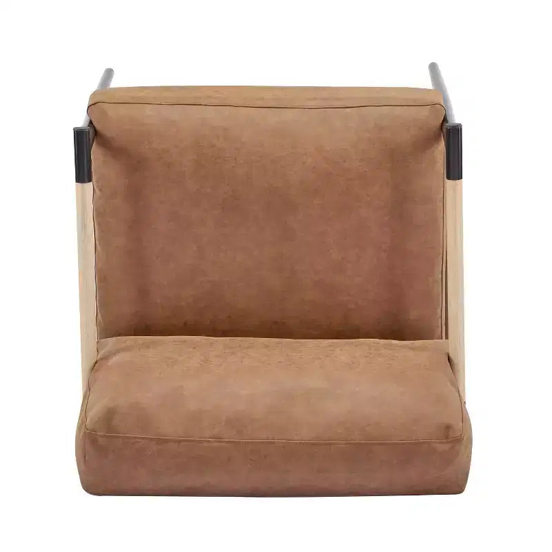 Fauteuil d'appoint moderne 27,56, coussins moelleux, structure en métal, salon bureau, multicolore