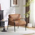 Fauteuil d'appoint moderne 27,56, coussins moelleux, structure en métal, salon bureau, multicolore