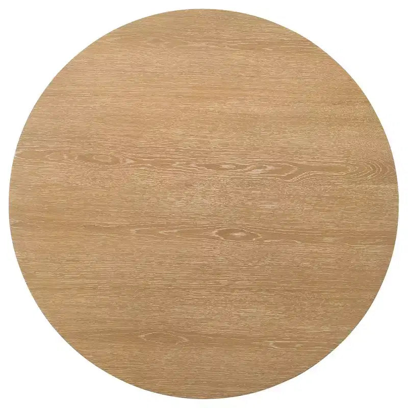 Table basse de salon ronde en bois de 91 cm
