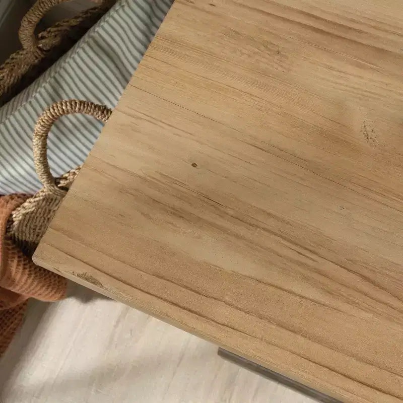 Armoire de rangement décorative en bois avec portes et étagères réglables