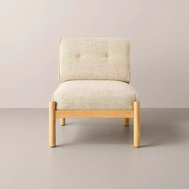 Fauteuil d'appoint pieds tourillons