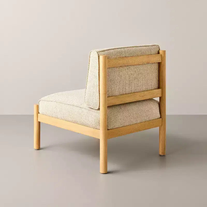 Fauteuil d'appoint pieds tourillons
