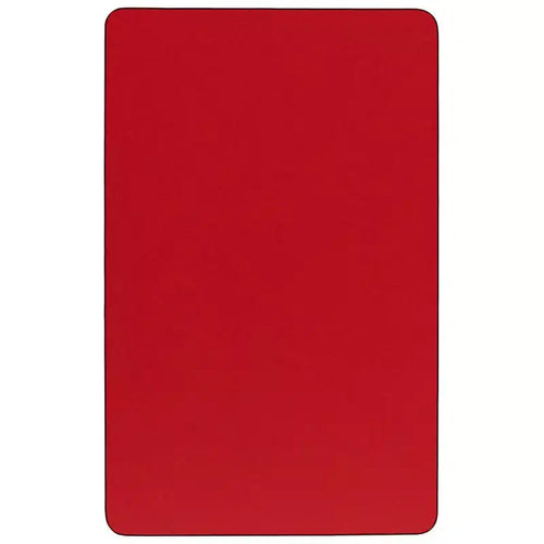 Table d'activités rectangulaire en stratifié HP de 30 po L x 72 po L – Pieds courts réglables en hauteur