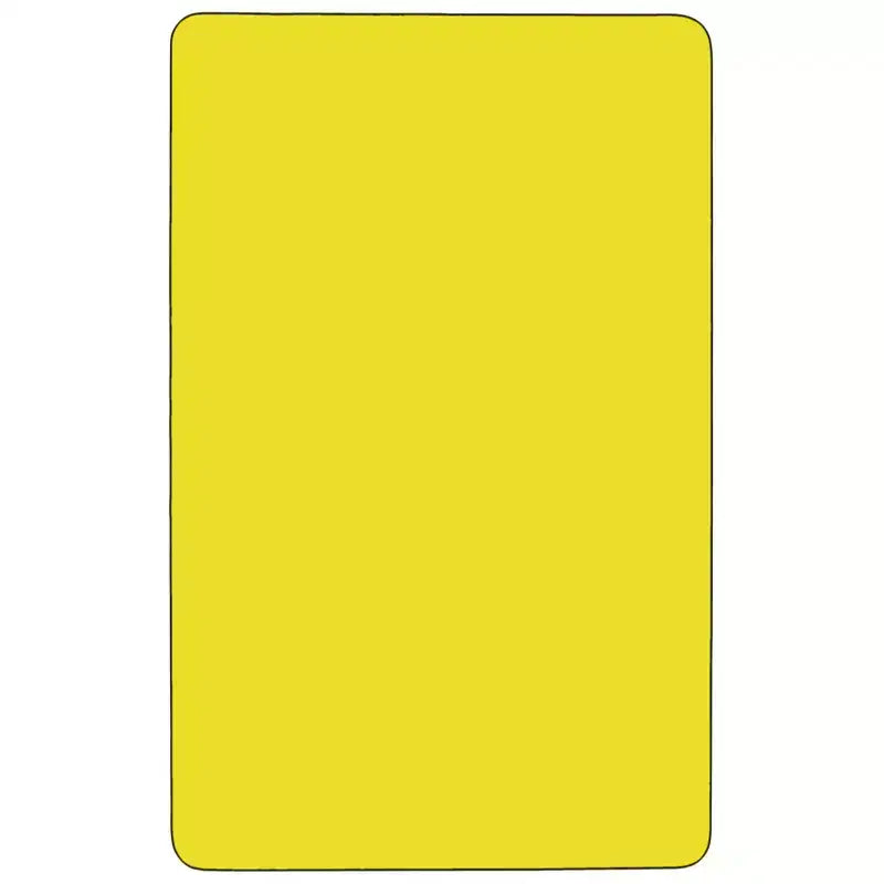 Table d'activités rectangulaire en stratifié HP de 30 po L x 72 po L – Pieds courts réglables en hauteur