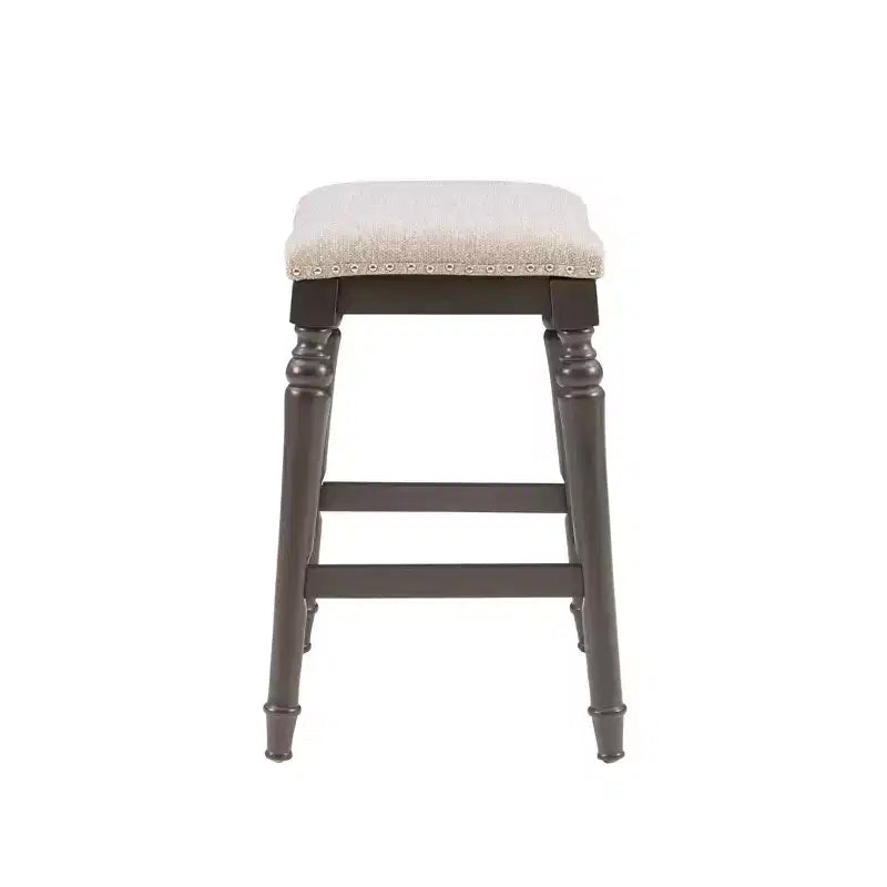 Grand et haut tabouret de bar sans dossier en bois, hauteur comptoir