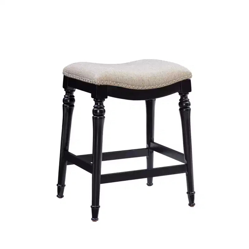 Grand et haut tabouret de bar sans dossier en bois, hauteur comptoir