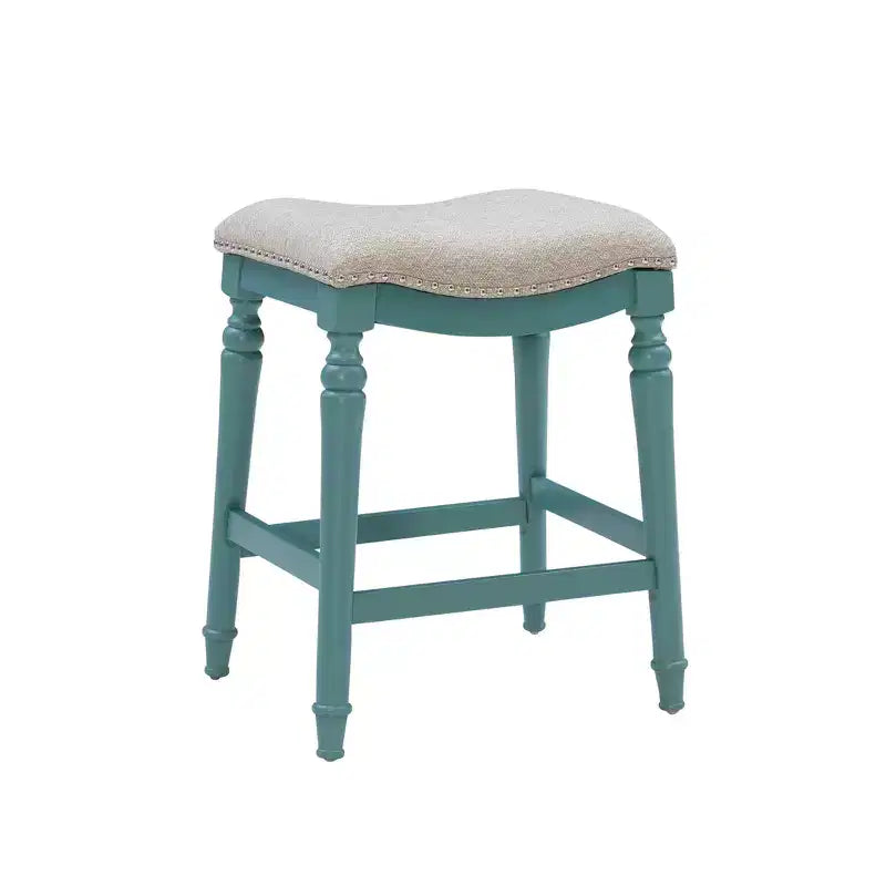 Grand et haut tabouret de bar sans dossier en bois, hauteur comptoir