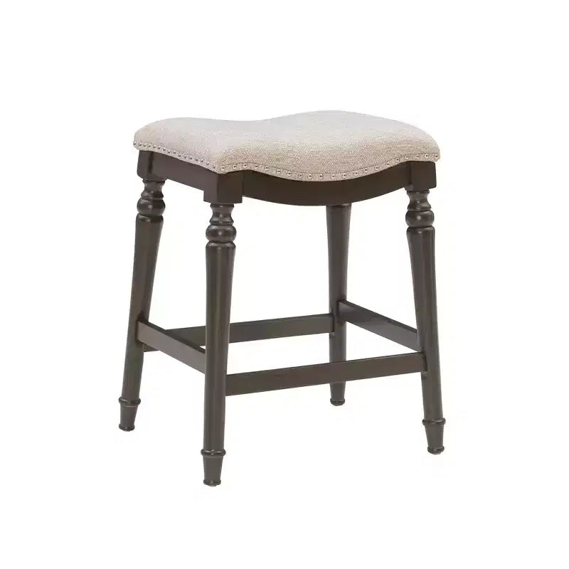 Grand et haut tabouret de bar sans dossier en bois, hauteur comptoir