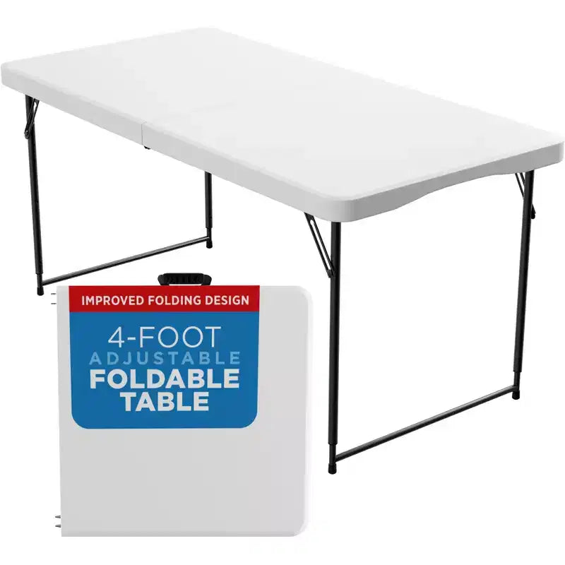 Table pliante en plastique blanc, PAR