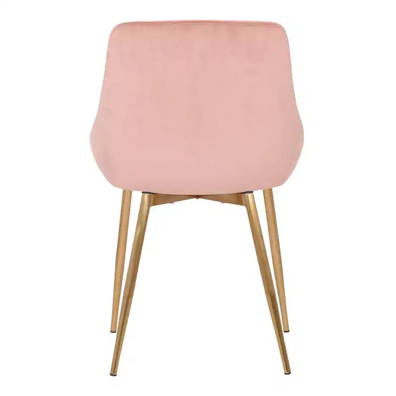Chaise d'appoint de salle à manger en velours