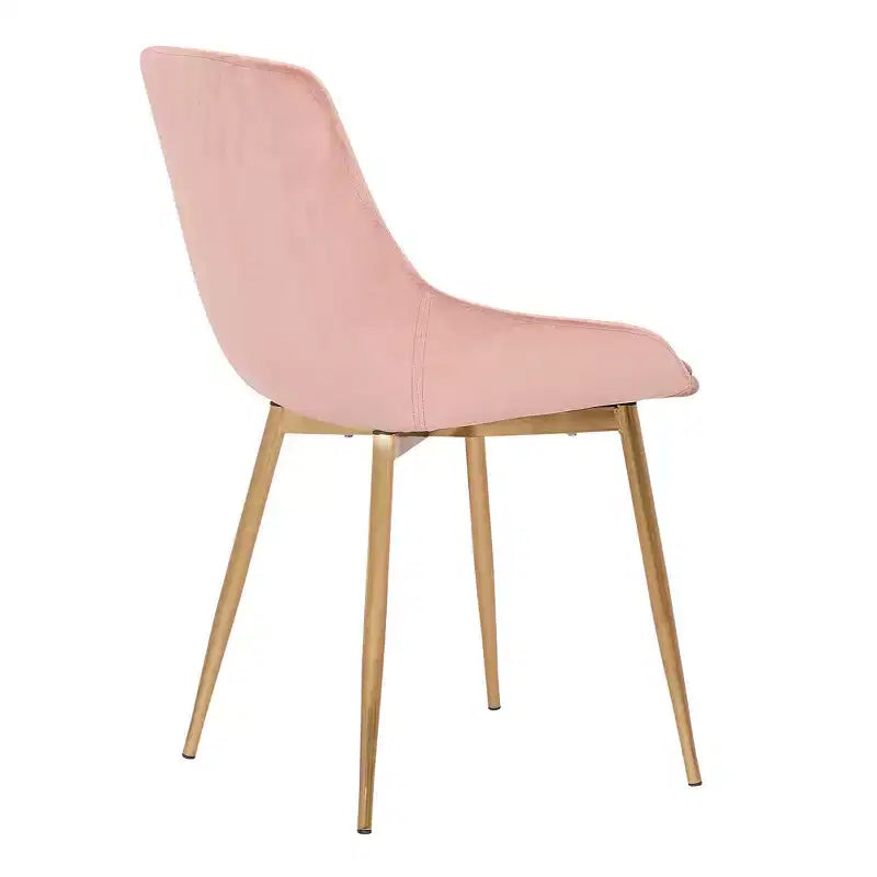 Chaise d'appoint de salle à manger en velours